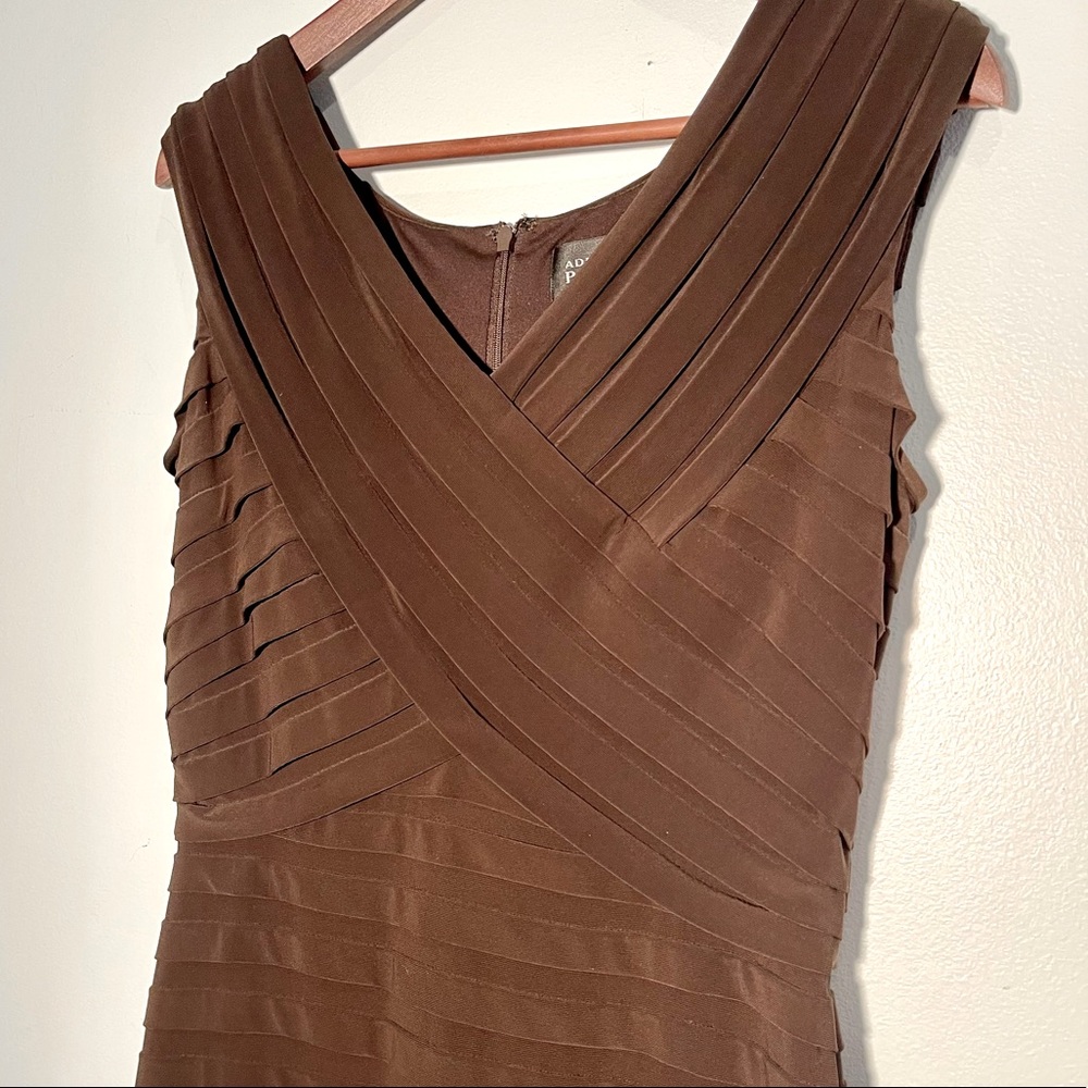 Gorgeous Adriana Papell Brown Formal Dress 12 - Picture 2 of 8
